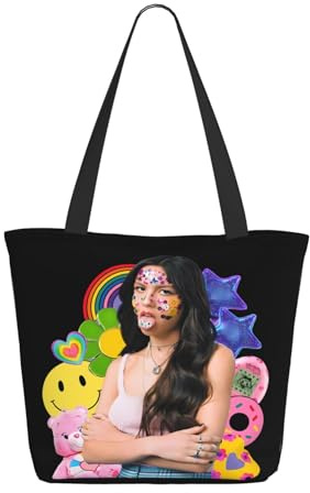 LANIPASTUA Damen Olivias Singer Music Rodrigo Einkaufstasche Stylische Shopper Taschen Leichtes Design Verstärkte Gurte Strapazierfähiges Polyester für Laptops und Lebensmittel