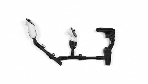 for Quest 3/3S/Pro VR Gun Stock, FPS Controller Accessories, Adjustable & Lightweight Design, Quick-Load System, Carbon Fiber 3D Printed Parts, Left/Right Hand Option