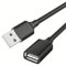 CABLEPELADO Cable Alargador USB 2.0, Cable Extensor USB Tipo A Macho a Hembra, Velocidad hasta 480 Mbit/s, Impresora,Ratón,Teclado,Pendrive,Mando de PS, Disco Externo, PC, Negro, 30 cm