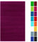 Lashuma Badezimmerteppich Frottee, Linz Badvorleger 50x80 cm Violett - Orchidee