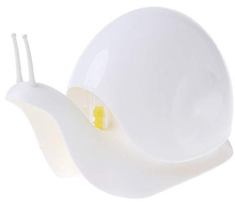 Cute Snail Soap Dispenser for Kitchen Bathroom etc. (120ML) (White)