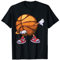 Dabbing Basketball-Shirt lustig Ball Dab Tanz Kinder Geschen T-Shirt