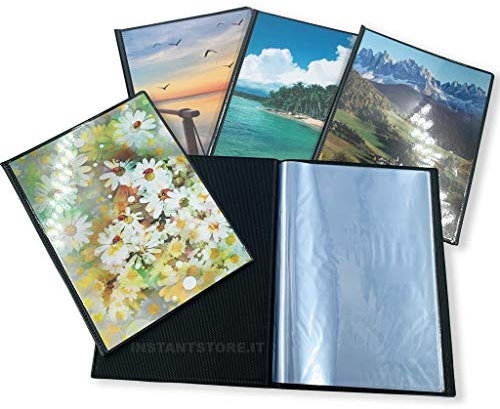 12 Fotoalben 15 x 21 cm, Fotorahmen mit Taschen für 36 Fotos je (insgesamt 432 Fotos), weicher Einband mit Einstecktaschen, Set mit 12 Stück für Album 15 x 20 cm