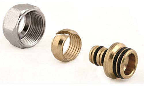 Icma 101 raccordo eurocono collettore per tubo multistrato 20x2 mm con 4 o-ring