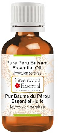 Greenwood Essential Naturreine Ätherisches Perubalsamöl (Myroxylon pereirae) Dampfdestilliert 50ml (1.69 oz)