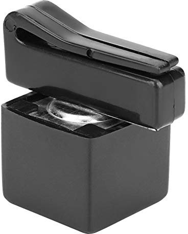 Vbestlife Tragbarer magnetischer Snooker Gürtelclip Kreidehalter Snooker Cue Kreidehalter Snooker Zubehör Werkzeug