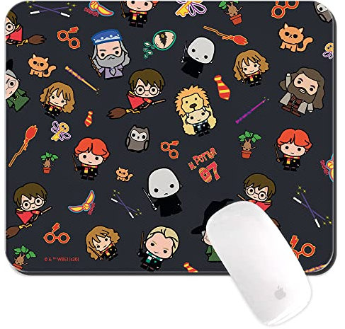 ERT GROUP Original und offiziell lizenziert von Harry Potter Anti-Rutsch-Mauspad, Muster Harry Potter 026, Anti-Rutsch-Computer-Mauspad, rechteckig 220 mm x 180 mm