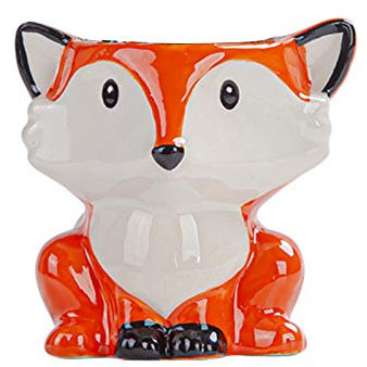 Niedlicher Mini-Blumentopf mit Cartoon-Tier, Panda, Fuchs, Kuh, Elefant, Schaf, Zebra-Form, Sukkulenten, Kaktus, Blumentopf, Übertopf für Zuhause, Garten, Büro, Schreibtisch-Dekoration