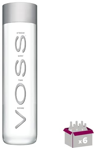 Voss – Agua mineral natural gaseosa – 6 x 80 cl cristal perdido