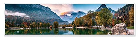 Klarstein Infrarotheizung mit Thermostat, 350W Elektroheizung, Smart Home Bild-Infrarotheizung zur Wandmontage, IR mit IoT/WiFi App-Control, Feuchtraum Flach-Heizkörper, CO2-Freie Wand Heizung