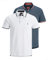 JACK & JONES Men's Jjepaulos Polo Ss Noos Kosile, Pack of 2 (Denim Blue/White), L