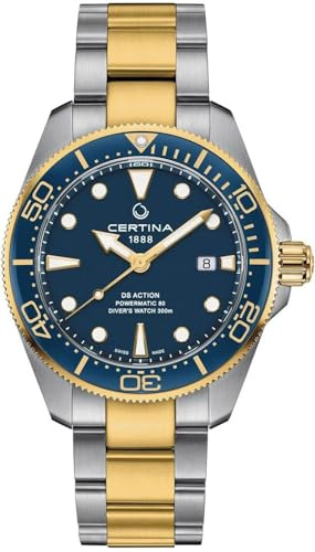 Certina DS Action Diver Automatic Men's Two Tone Watch C0326072204100