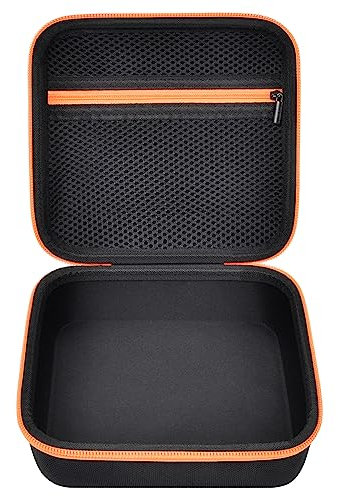 PSofcake Tasche für Bosch Home and Garden Akku Reinigungsbürste UniversalBrush. Tragetasche, USB-Kabel, Reinigungsaufsätze enthalten(Nur Aufbewahrungsbox) -Orange, Orange Zipper