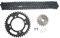 Akozon Kit de Pignon de Chaîne, Chaîne 420 155 Mm 37T Avant 17T Pignon Arrière et Ensemble pour Ajustement Universel 50 à 125 Dirt Mini Bikes ATV Go Kart