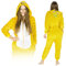 ZOLTA Jumpsuit Onesie für Damen und Herren - Sanft Kuschelig Unisex Pyjama - Karnevalskostüm - Warme Schlafanzug - Karneval kostüm - Beliebte und Lustige Motiv - Ananas - M