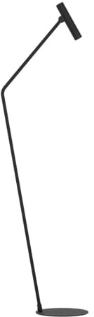 EGLO LED Stehleuchte Almudaina, Stehlampe mit verstellbarem Spot, Standleuchte aus Metall in Schwarz, Wohnzimmerlampe minimalistisch, Lampe Wohnzimmer warmweiß, 157 cm