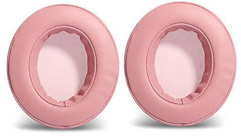 V2 Earpads Replacement Protein Leather Memory Foam Ear Cushion Cover Repair Parts Compatible with Razer Kraken BT Kitty Edition Wireless Headset - Pink