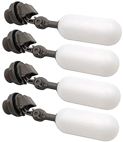 4er-Pack 3/4-Wasserschwimmerventil mit Verstellbarem Arm für Wassertank-Pool