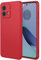 TAUYN Funda para Motorola Moto G84 5G, Suave TPU Líquido Silicona Carcasa, Ultradelgado Anticaída, Anti-choques, Delgado Funda, Rojo