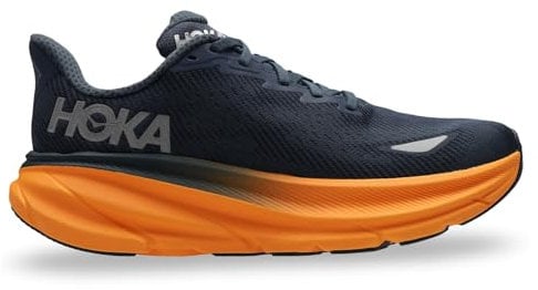HOKA One One 1141470F-SGZ Clifton 9 GTX Stormy Skies/Orange Zest Men's Scarpe Taglia US 10