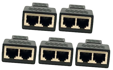 CAXUSD 5piezas Conector Divisor Adaptador Divisor De Unidades Duradero y Seguro