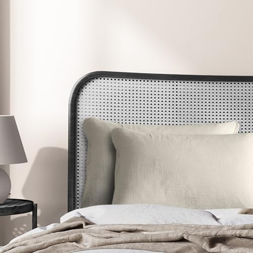 DerF HOME Muslin Kissenbezüge Set - 40x80 cm (2 Stück) – Grau, Weich, Atmungsaktiv und Pflegeleicht