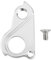 ECSiNG 1 Pieza de Patilla de Cambio de Aleación de Aluminio de Repuesto para Desviador Trasero EP0786-01 Compatible con Canyon 2019-2020 Torque Spectral Sender Dude CF Neuron CF Grand Plata