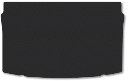 VW Polo (2017+) 5mm Rubber Boot Mat | Heavy Duty Rubber Tailored Fit Boot Liner Full Coverage Durable Waterproof Accessories Easy Clean Anti Slip Made in the UK