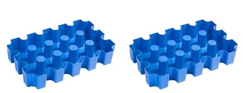 NJTHNTJR 2X Bloque de Hielo para Caja de Cerveza, Enfriador de Cerveza, Bandeja para Cubitos de Hielo para Cajas de Cerveza, Idea de Regalo para Bebedores de Cerveza