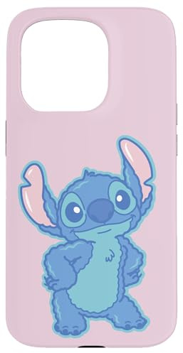 Disney Lilo & Stitch Fluffy Cute Pose Stitch Hülle für iPhone 15 Pro