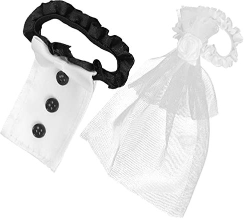 LIFKOME 1Ensemble Couvre Verre à Vin pour Mariage Accessoire Décoratif pour Marié pour Photographie Et Décorations De Mariage