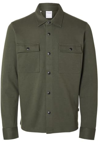 SELECTED HOMME Male Overshirt Klassisches | Overshirt