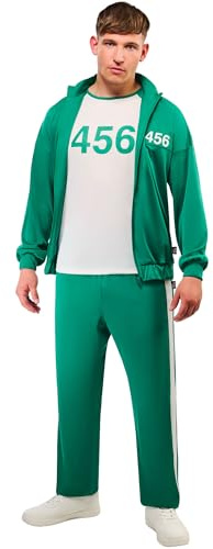 Rubies Official Squid Game Player 456 Deluxe Costume Adult Fancy Dress