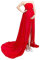 xuanran Jupes Enceintes Maternité Photographie Robe Sexy Longue Jupe en Mousseline de Soie pour Photo Shoot pour Plage Vetêment à la Mode (Rouge)