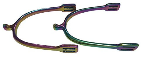 ARBO-INOX Sporen Edelstahlsporen Dornsporen Regenbogen Rainbow (20mm rund)