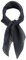 TigerTie Feines Damen Chiffon Nickituch in anthrazit einfarbig Uni - Größe 58 cm x 58 cm - Tuch Halstuch Schal