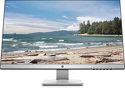 HP 27q - Monitor de 27 QHD (2560x1440, LED, 16:9, HDMI 1.4 x1, DisplayPort 1.2 x1, VGA, 60 Hz, 2ms, Antireflejo, Low Blue light, Ajustable), Negro y blanco