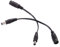 COLM DC Power Cord 5.5mm x 2.1mm Female To 5.5mm x 2.5mm Male DC Power Adapter Cable for LED Strip, Monitor, Camera 2pcs