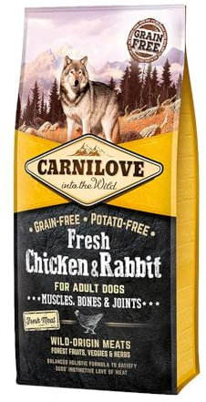 CARNILOVE Canine Adult Fresh Pollo Conejo Joints 12KG