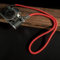 LXH High Strength Nylon Rope Camera Strap, Camera Rope Strap Shoulder Neck Strap Compatible with Sony A6300 A6500 A6100 A6600 A6400 A6000 RX10 IV X100F(Red)