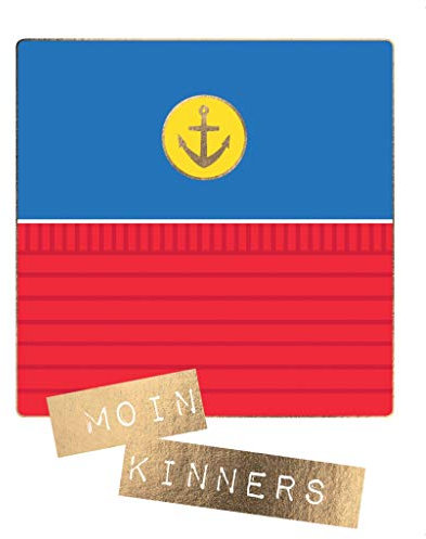 Cityproducts - 4659 - Happy Memories, Postkarte, Maritim, Moin Kinners, 10,5cm x 13cm