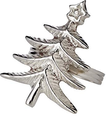 EDZARD [W] Serviettenring Tanne H 6 cm 4er Set