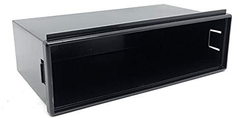 Sound-way Caisson Autoradio Reducteur 2 DIN en 1 DIN avec Vide Poche Universel de 58 mm