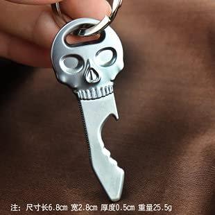 Gifts UK® Skull Pirate Dagger Metal Bottle Opener Keyring Novelty Wedding Party Favor Gift
