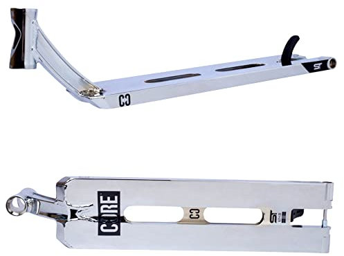 Fantic26 CORE Stunt-Scooter Street Deck 14,5cm x 56cm 110mm,120mm Sticker (Chrome)