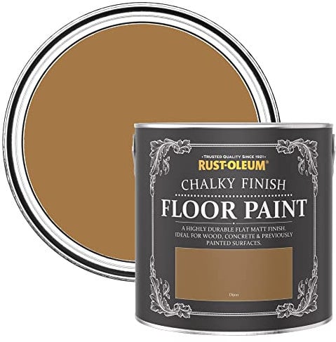 Rust-Oleum Yellow Scratch-Resistant Floor Paint in Matt Finish - Dijon 2.5L