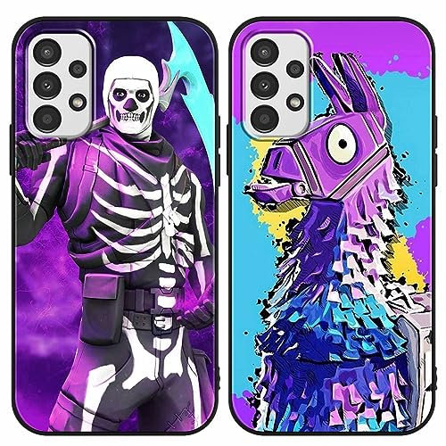 nurkorki [2 Pack Hülle Kompatibel mit Samsung Galaxy A13 5G 6,5 Zoll, Silikon Weich TPU Case Handyhülle mit Hülle Motiv Schutzhülle für Samsung A13, 03