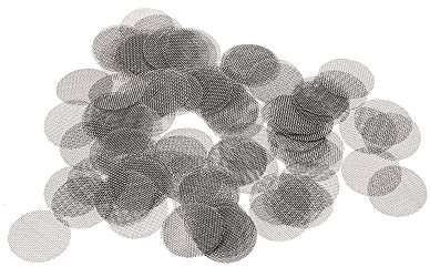 TopHomer Schermi per Tubi in Acciaio Inossidabile 100 Pezzi Filtri per Tubi Ciotola per Tubi Schermi Bong Gauze per Tubi Filtri per Schermo di Fumo per Tubi e More-10mm/0,39in