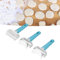 Alvinlite 3Pcs Rolling Pastry Cutter set|Round Roller Fondant Slicer|DIY Dough Cutter Roller Baking Accessory for Wonton Biscuit Cookies Dumpling Cake Making cookie cutter