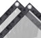 Ezcasch 4x6m Bâche Transparente avec Œillets - 420g/m² PVC Bache Exterieur Impermeable pour Terrasse, Balcon, Jardin avec Corde et Attaches Câbles (Taille Réelle : 3.95x5.95m)